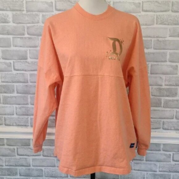 Disneyland Resort Spirit Jersey Peach Punch Disney Parks Adult Medium Gold - Picture 1 of 8